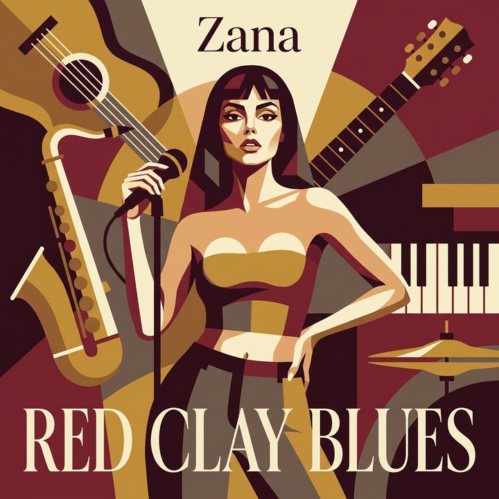 Red Clay Blues, Zana's new blues album — out now on Spotify
